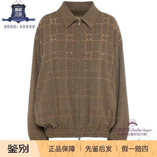 英国代购 女士新款 Golden Goose 拉链羊毛短外套 正品直邮