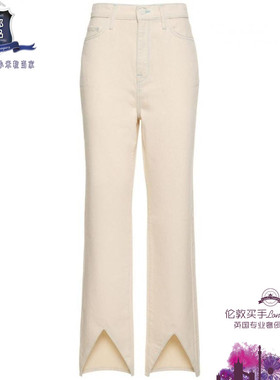 英国代购 女士新款 Triarchy 高腰棉直筒牛仔裤 正品直邮