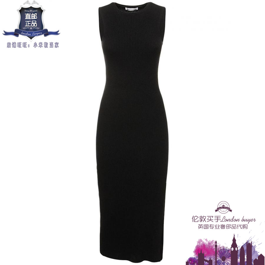英国代购 女士新款 Reformation 无袖羊绒针织连衣裙 正品直邮