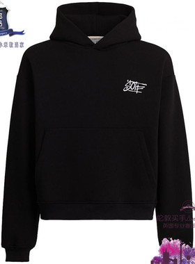 英国代购 男士新款 SOTF 印花棉混纺连帽卫衣 正品直邮