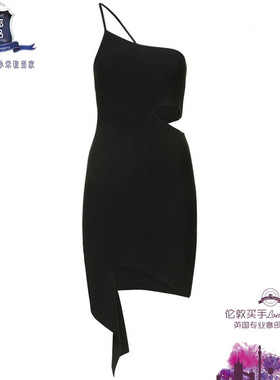 英国代购 女士新款 Andreadamo 单肩迷你针织连衣裙 正品直邮