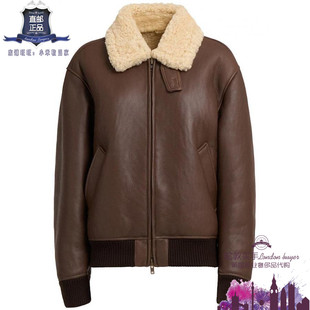 英国代购 女士新款 Tonywack 拉链皮革短外套 正品直邮