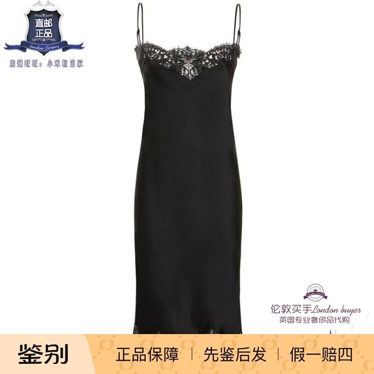 英国代购 女士新款 Stella McCartney 蕾丝吊带连衣裙 正品直邮