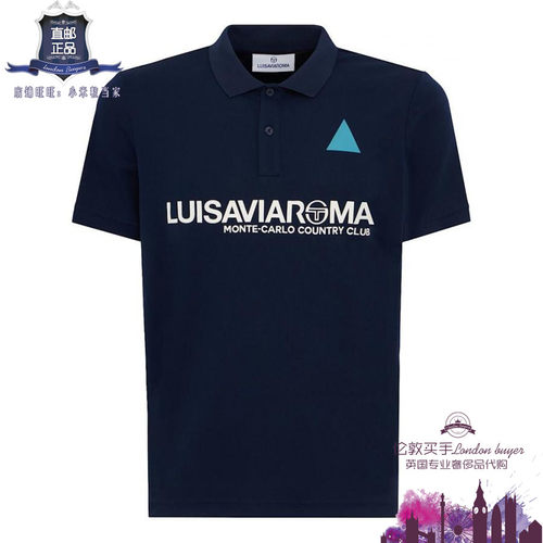 英国代购 男士新款 Sergio Tacchini 印花运动polo衫 正品直邮