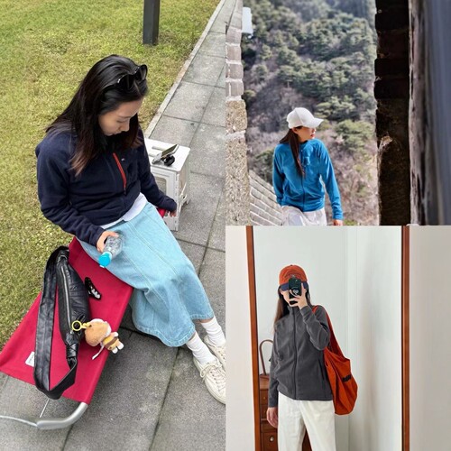 活力轻户外M黑科技~男女同款多色抓绒穿搭外套休闲运动风外套
