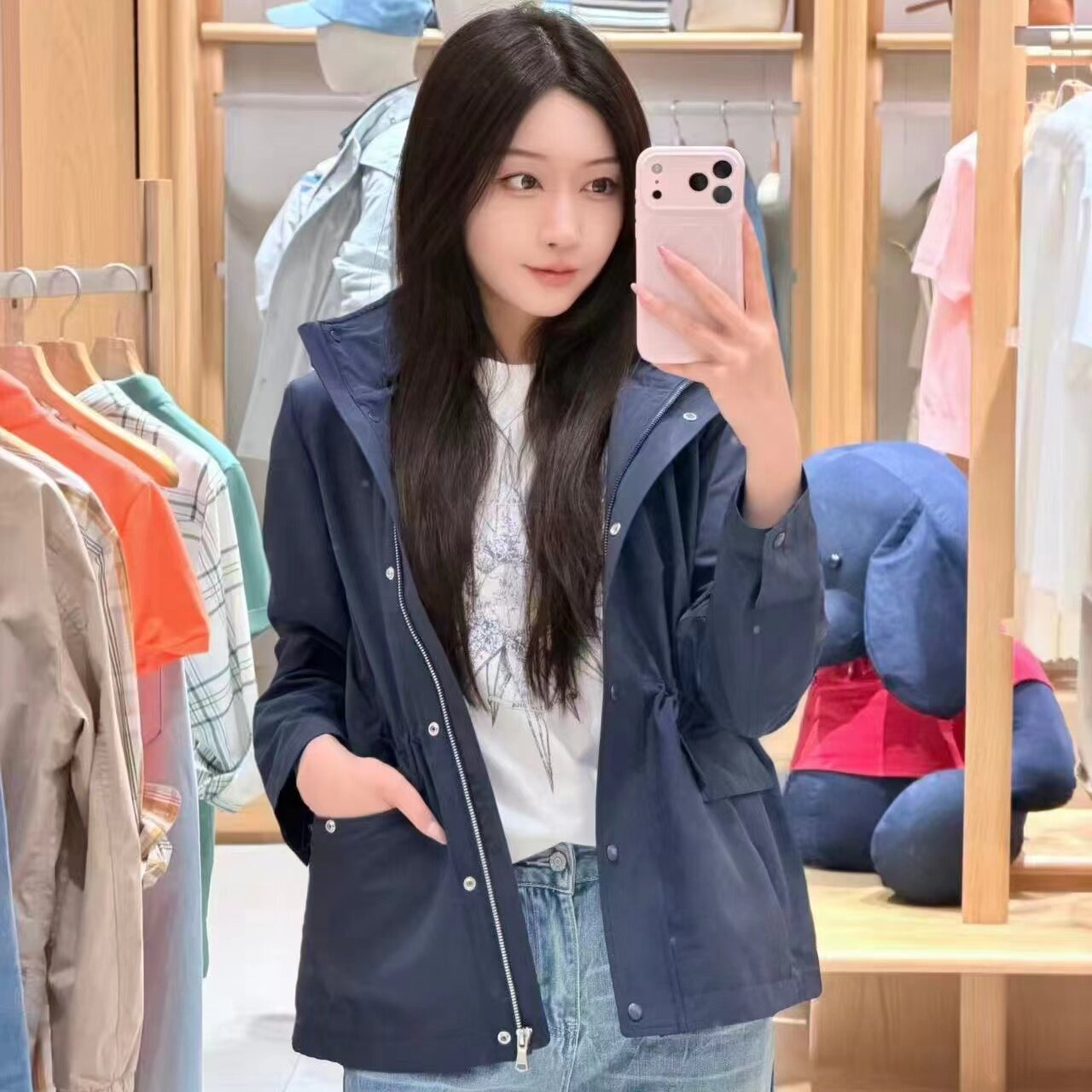 LP秋冬防泼水软壳机能夹克女图片