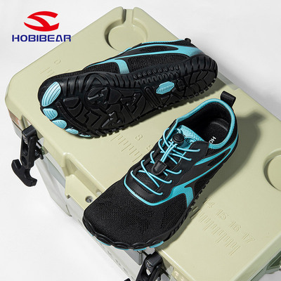 HOBIBEAR哈比熊男鞋网面涉水鞋2025夏季舒适防滑耐磨轻便透气减震