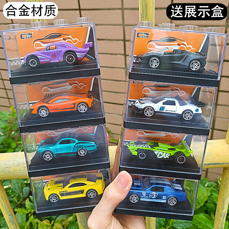 合金迷你跑车汽车惯性滑行合金小惯性/回力/滑行玩具