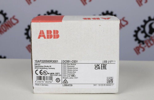 ABB, 1SAP220500R3001 DC551-CS31 B4 CS31 Bus Module L0864339