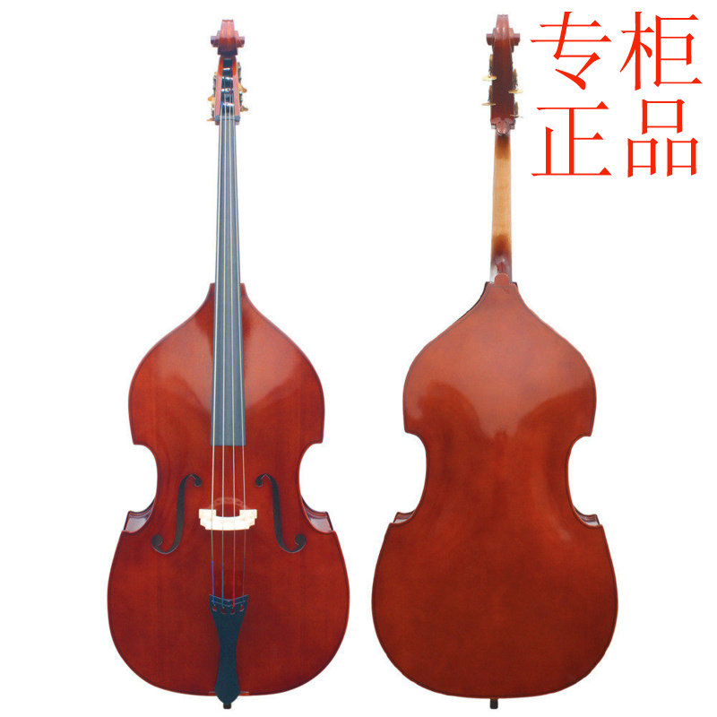 ㊣原声木质低音提琴倍大提琴成人大贝司初学者练习四弦大贝斯批发