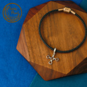 转运珠手链礼物理科生 925镀14k白金转运tRNA 浪漫 pearl Lady