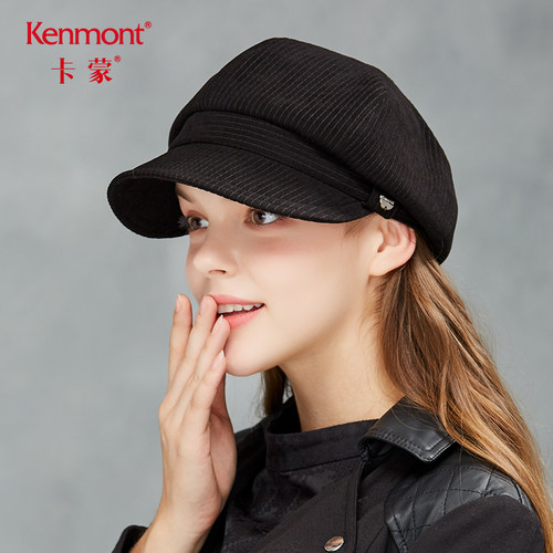 卡蒙冬日好看女孩洋气帽子渔夫帽女秋冬高级感女5027