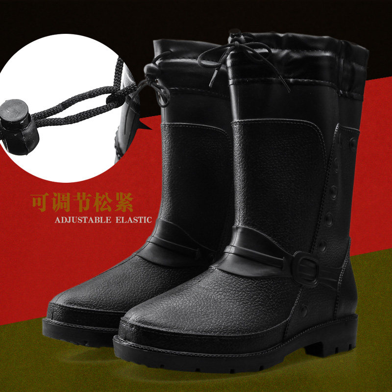 Chaussures - bottes caoutchouc homme pour hiver - semelle tendon - Ref 972619 Image 3
