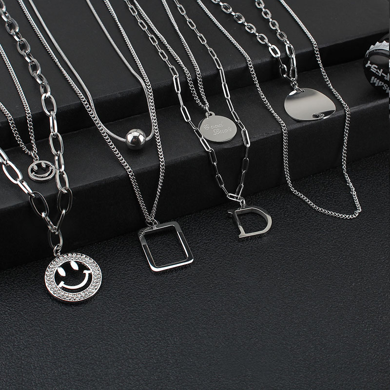 钛钢毛衣链长款百搭简约个性ins嘻哈吊坠链子项链男士潮牌配饰女