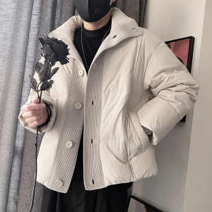 Y116-P248-控328-M-3XL-锦纶 50绒200-250克针织门襟羽绒服，男装羽绒服，电商A216