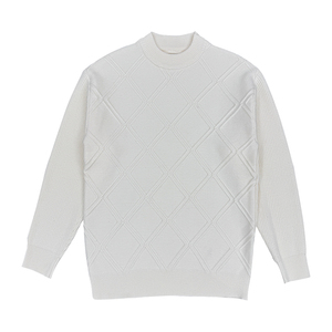 MX158-P88 控118 秋冬季毛衣男针织保暖线圆领纯色打底衫加厚衣服图片