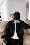 WT22B特P95控135秋季新款潮牌社会小伙翻领短款长袖夹克外套男，男装夹克，电商A216