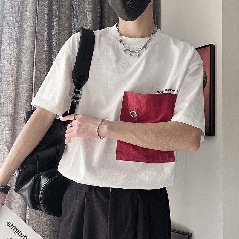 D107-特P58-控78M-3XL95%棉5%聚酯纤维线上高克重重磅短袖,男装T恤,电商A216