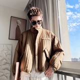 Y129P128-控178-M-XL-聚酯纤维通勤版棉袄袄胆可内穿棉衣，男装棉衣，电商A216