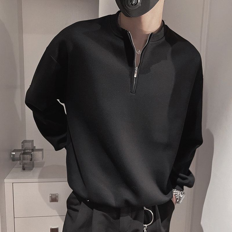 WY92-P68-控98加绒P752023秋季高级小伙风套头休闲卫衣男长袖,男装卫衣,电商A216