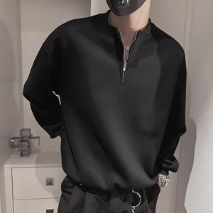 WY92-P68-控98加绒P752023秋季高级小伙风套头休闲卫衣男长袖