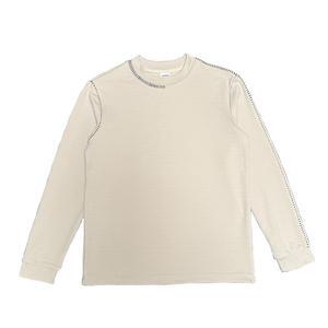 WY256M-3XL-P68-控98- 35%棉 65%涤纶 分割线纹绣打底衫 常规版型图片