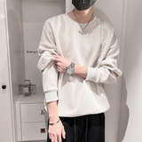 WY223-M-3XL-特P68控98-面50%50%涤风格蝙蝠衫卫衣大面积对称钢印，男装卫衣，电商A216