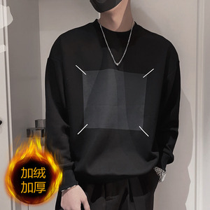 WY87-特P55 控78 加绒特P60 2023秋季潮牌卫衣男套头痞帅小伙外衣图片