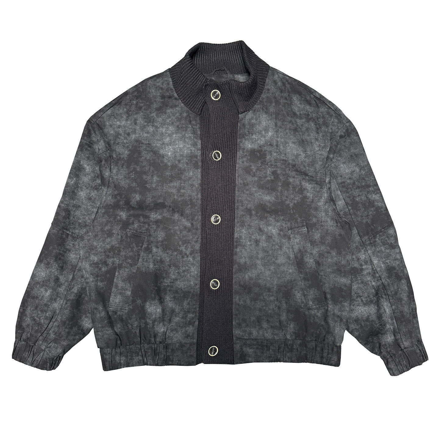 WT90-P138-控178-M-3XL-棉 针织拼外套图片