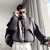 Y129P128-控178-M-XL-聚酯纤维通勤版棉袄袄胆可内穿棉衣，男装棉衣，电商A216