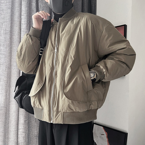 Y95-P238控318 外涤纶内50标羽绒日系短款羽绒立体浮袋设计图片