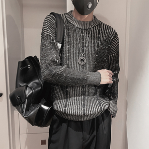 MX222-P88-控118-M-3XL 腈纶15尼龙15涤纶70 雪花纹毛衣 微扩版型图片