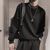 WY106-P68-控982023秋季新款卫衣男套头刺绣纯色打底重磅棉卫衣，男装卫衣，电商A216