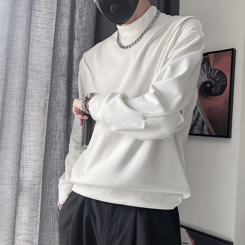 CX35-P48-控68-M-3XL90%聚酯纤维10%氨纶德绒打底衫,男装T恤,电商A216