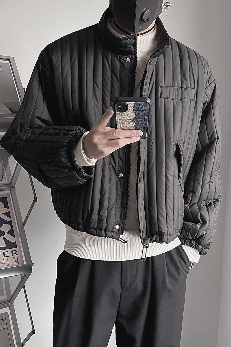 Y85B-特P98控138聚酯纤维新款秋冬季轻薄棉服内胆打底衫棉,男装T恤,电商A216