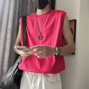 BX06-M-3XL-特P48-控78 100%棉 吊卡拼接 结构款坎肩背心微扩版型图片