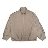 WT78-P108-控148-M-3XL-聚酯纤维韩系粗纹面料极简拉领外套，女装短外套，电商A216