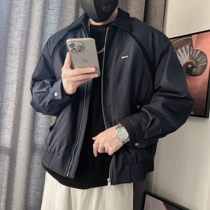 Y121-P158-控208-M-3XL-聚酯纤维 结构镶织带棉衣图片