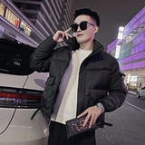 Y11-特P115-控1552025冬款延续款大口袋翻领基础款棉衣男面包服，男装棉衣，电商A216