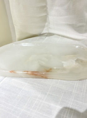 You物天然大理石杯子托盘装饰摆件现代简约侘寂风创意软装装饰品