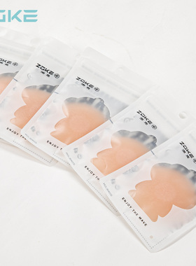 洲克游泳胸贴竞速泳衣专用防水zoke无痕胸垫比基尼聚拢硅胶乳贴