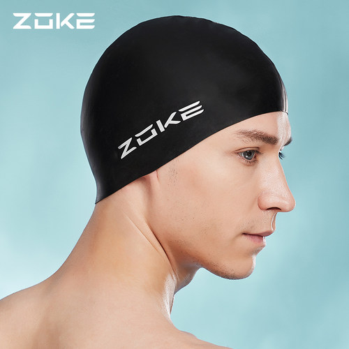 zoke男士加大码硅胶泳帽