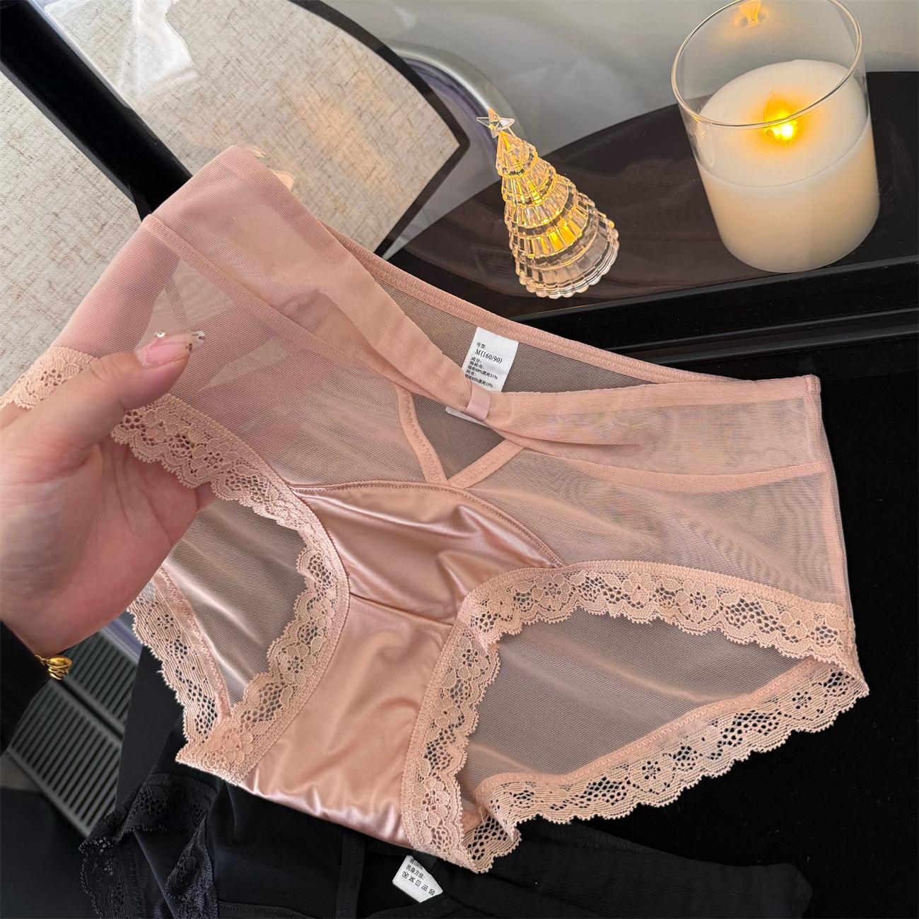 法式纯欲蕾丝甜妹内裤少女