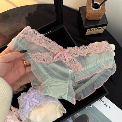 2024秋冬新款少女心蕾丝花边