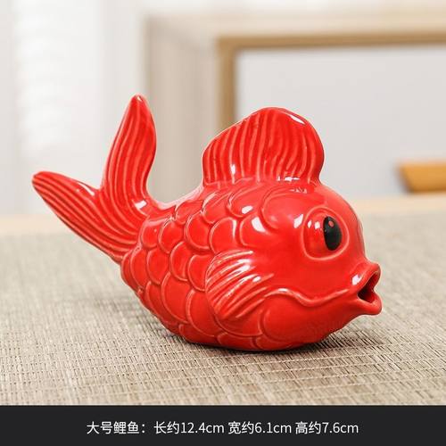 生态缸陶瓷鸭锦鲤庭院造景diy