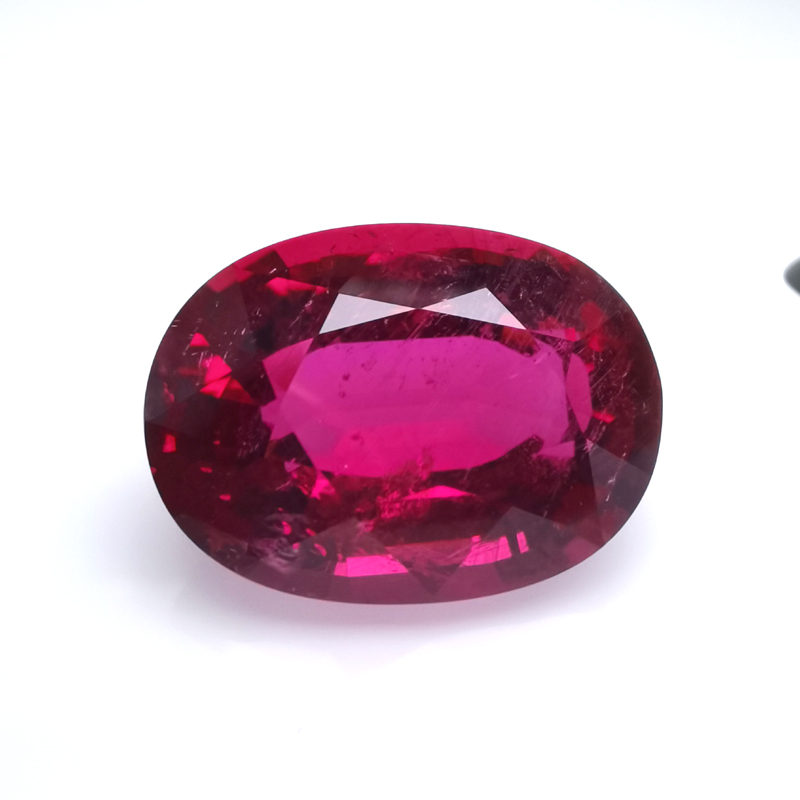 【收藏】20.73克拉 紫红 Rubellite 天然红宝碧玺 戒面 吊坠 裸石