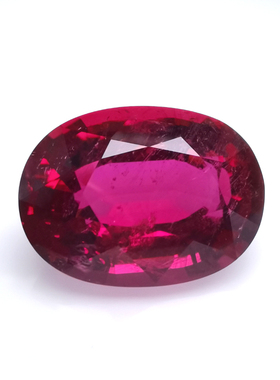 【收藏】20.73克拉 紫红 Rubellite 天然红宝碧玺 戒面 吊坠 裸石