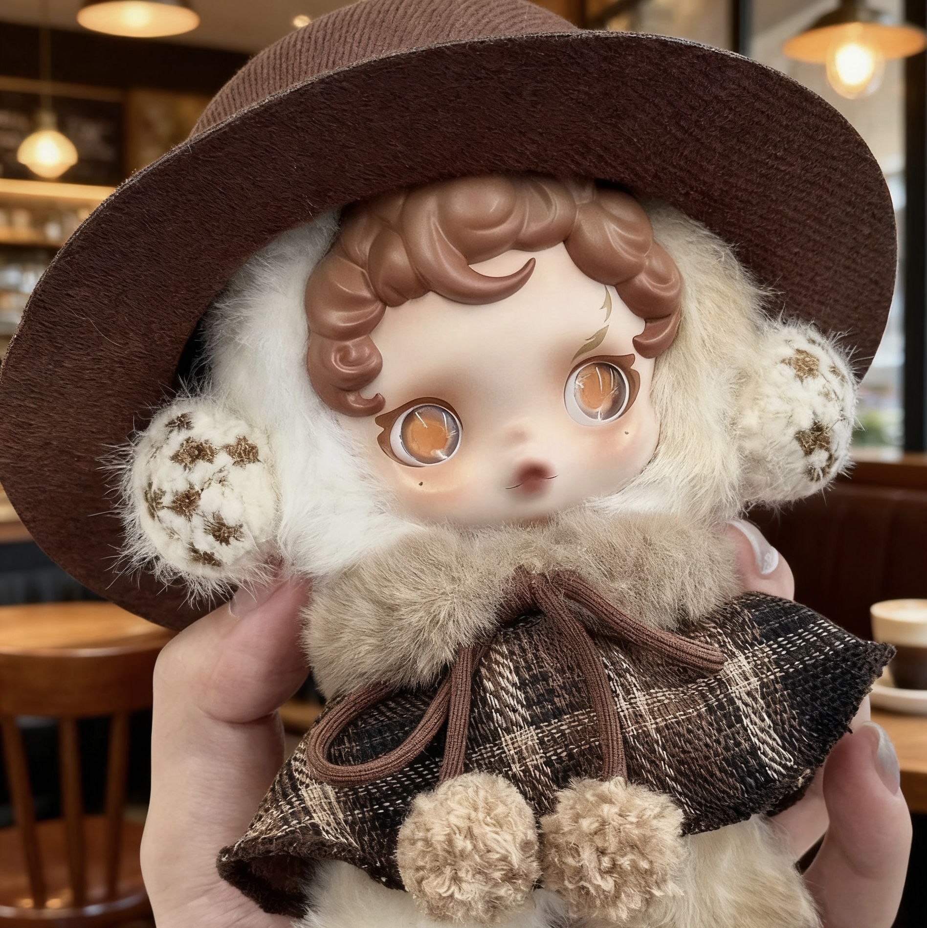 着痕娃衣sp光织园泡泡玛特沐木娃娃衣服替换装玩偶冬日头饰裙子潮