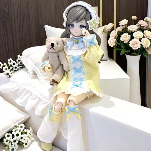 正版首批晚安大小姐BJD可动盲盒