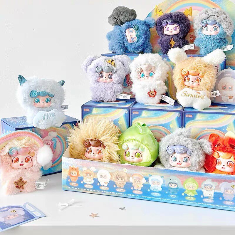 JOTOYS/奇偶潮乐Q宝天气宝宝mini系列盲盒潮玩手办毛绒挂件礼物